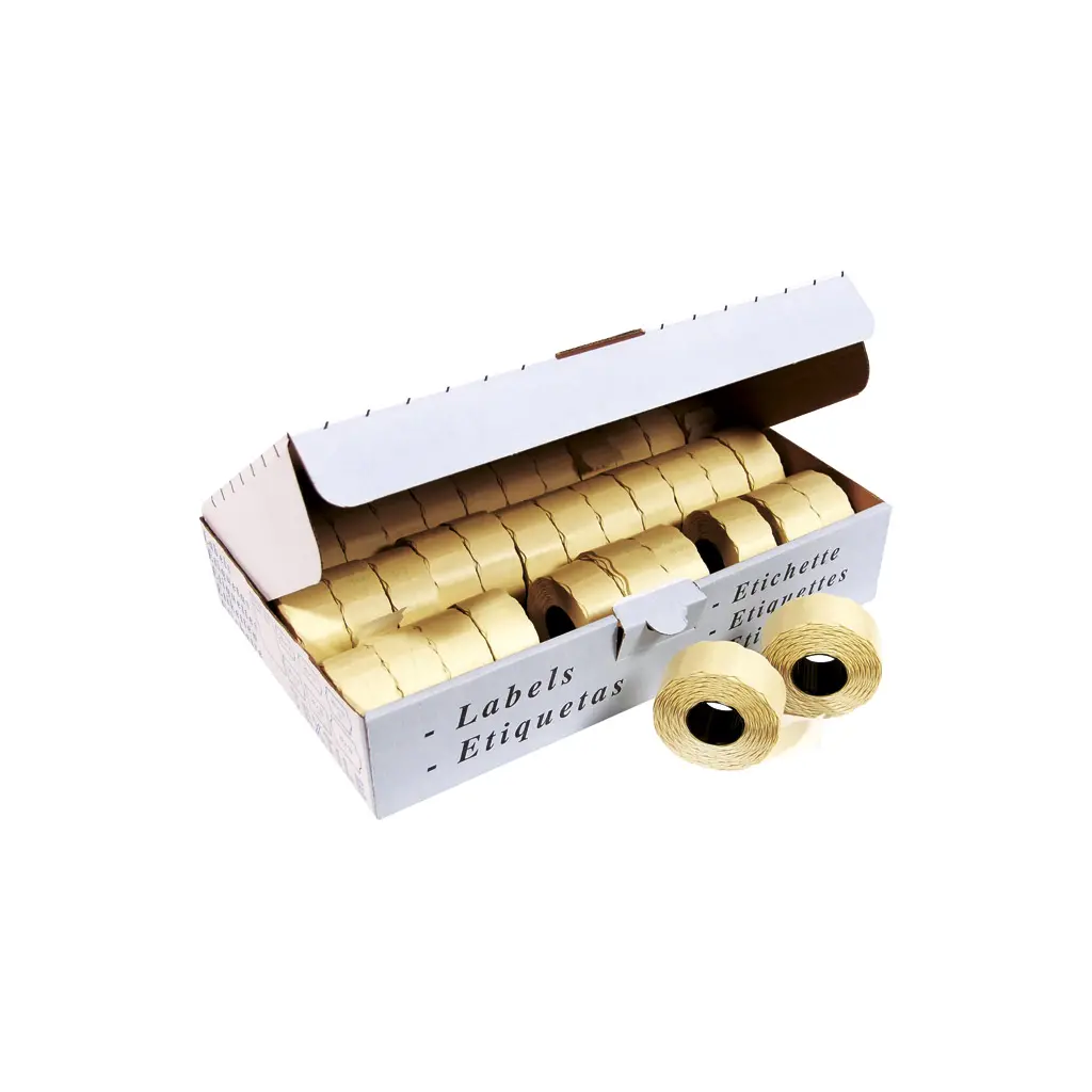Etiketa v roli  26x16mm obla 2redna odlepljiva 36/1 bela-0