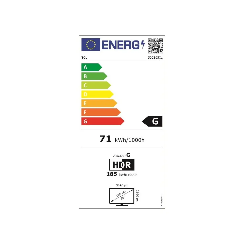 TV TCL 50C805, Mini-LED, QLED, 50", 140cm, UHD, Google TV-3