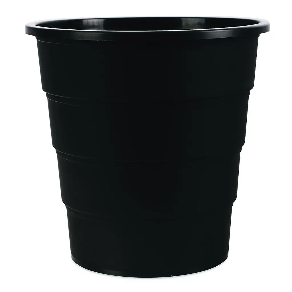 Koš za smeti pvc 16L polni črn-0
