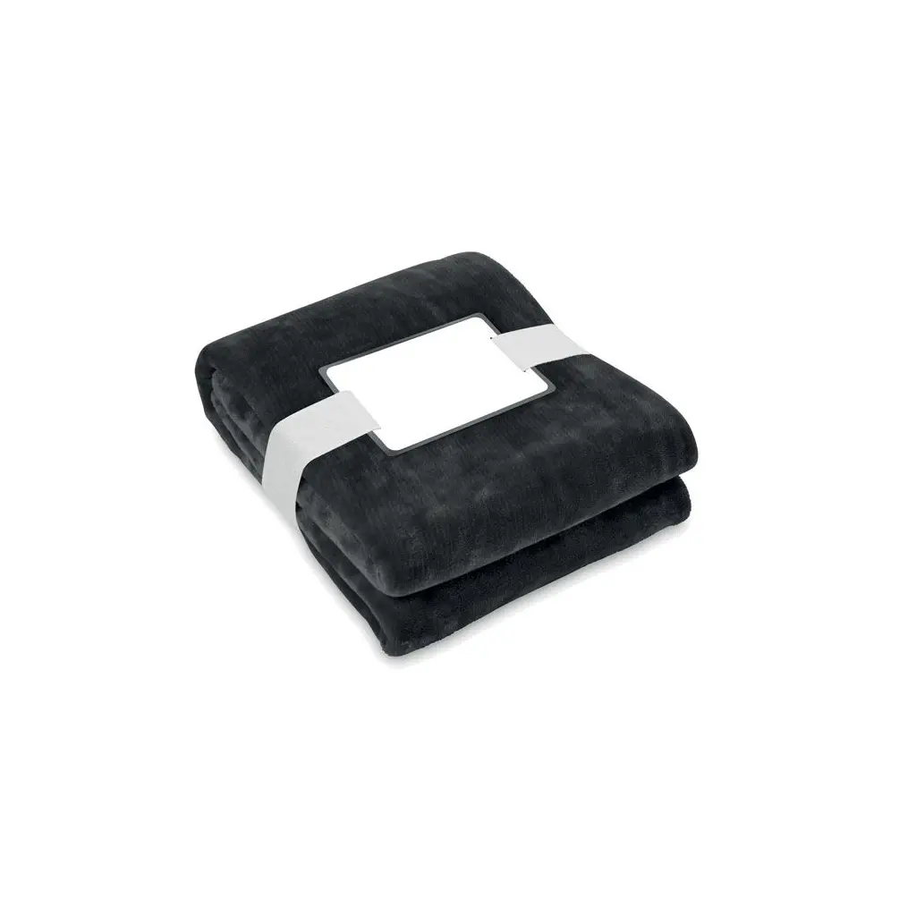Odeja Logan flis flanel 120x150cm MO6804-03 črna-0
