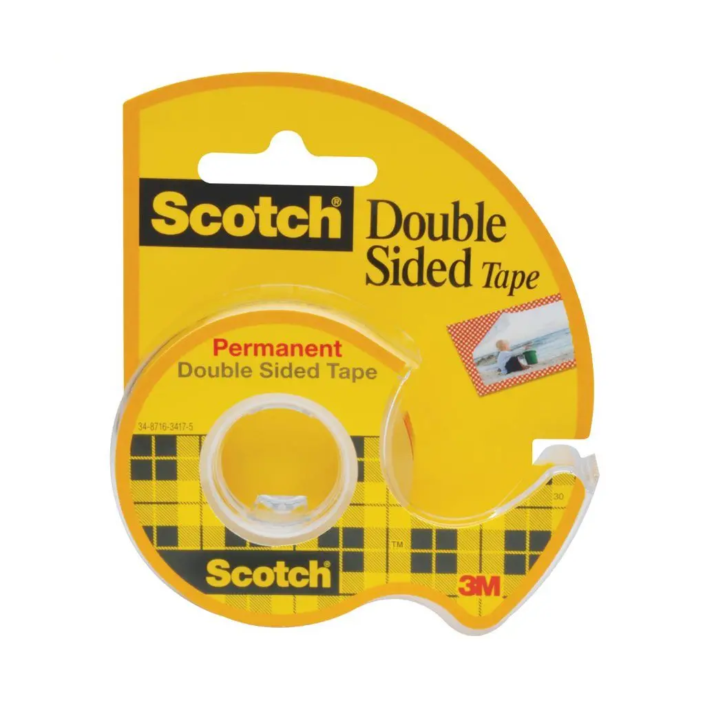 Lepilni trak obojestransko lepljiv 12/ 6,3 3M Scotch 136D na stojalu-0
