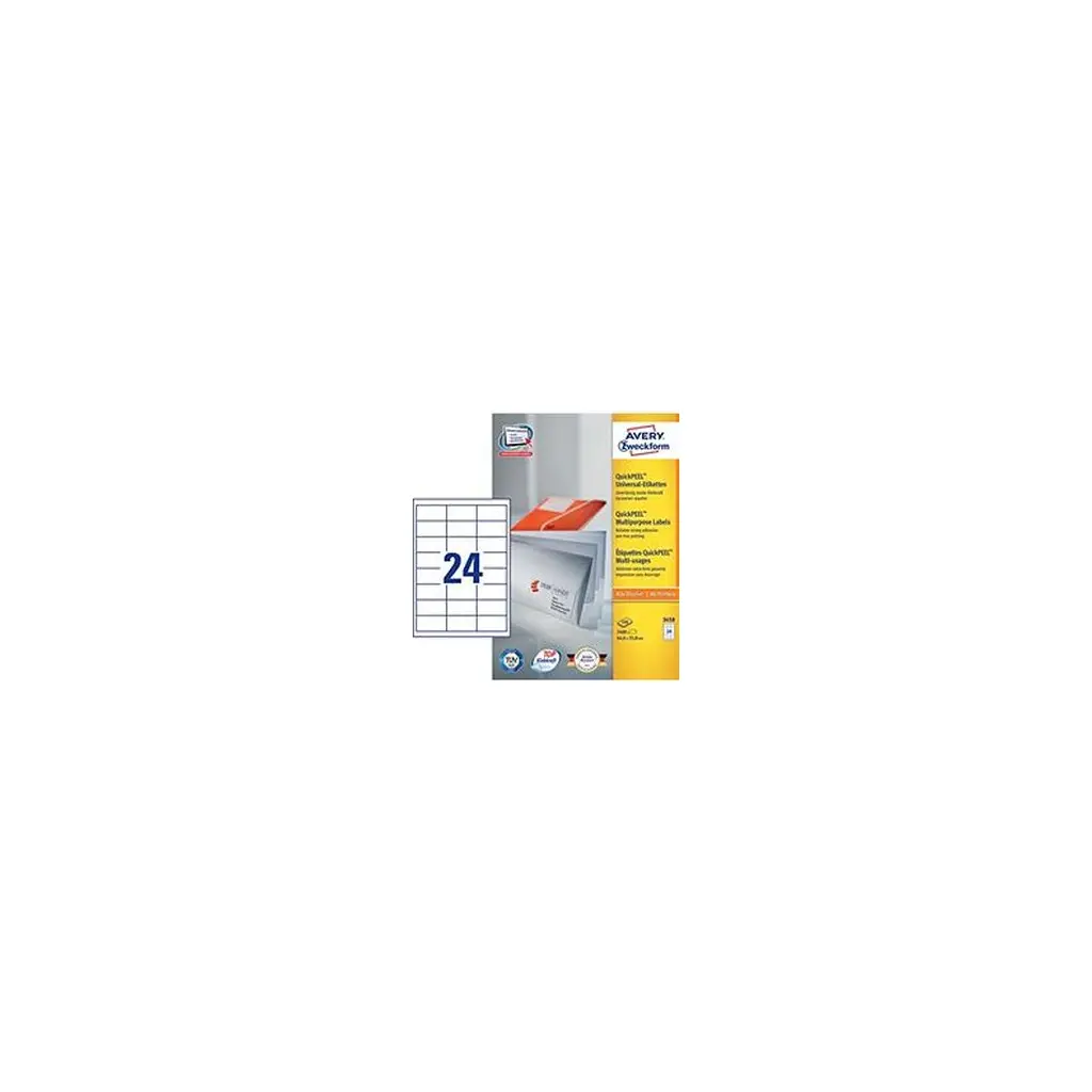Etiketa laser/inkjet/copy  64,6x33,8 Zweckform L3658 100/1-1
