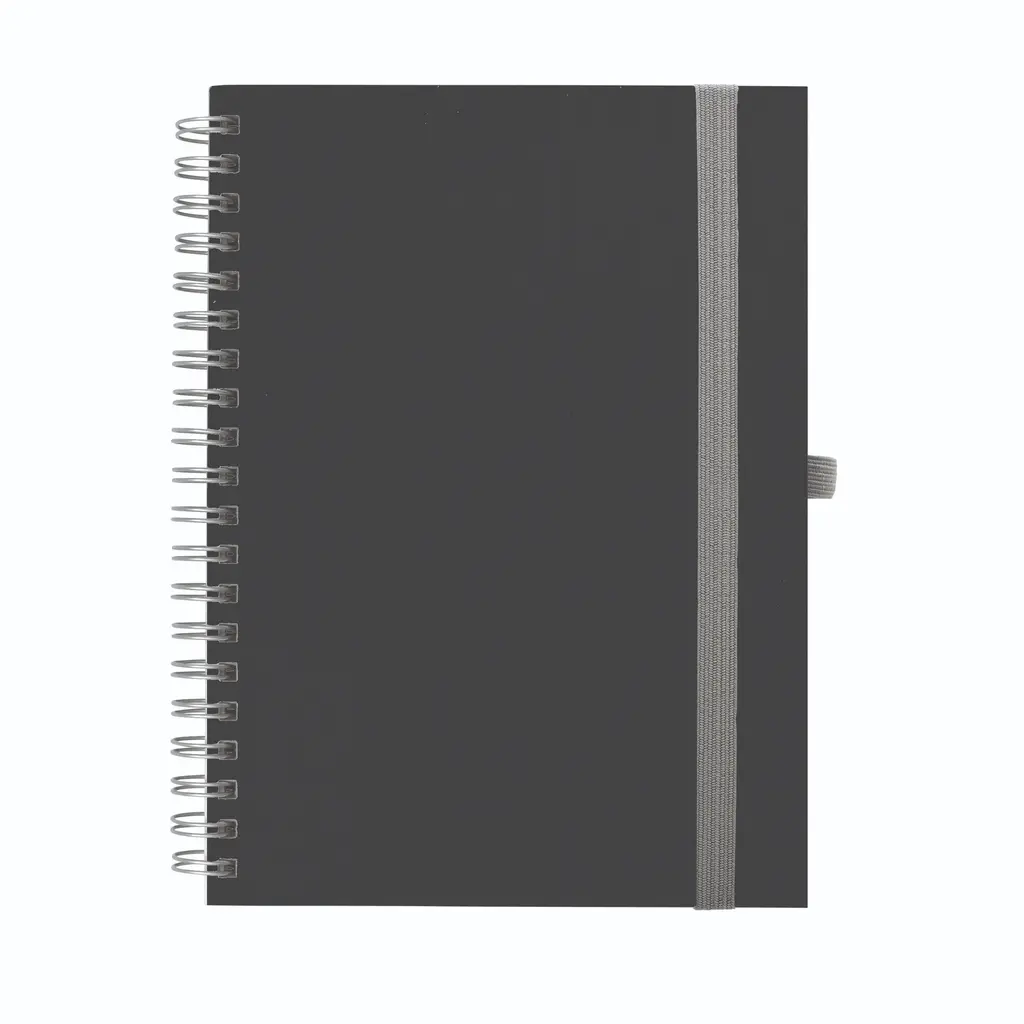 Notes A5 Borgo spiralna vezava črn-0