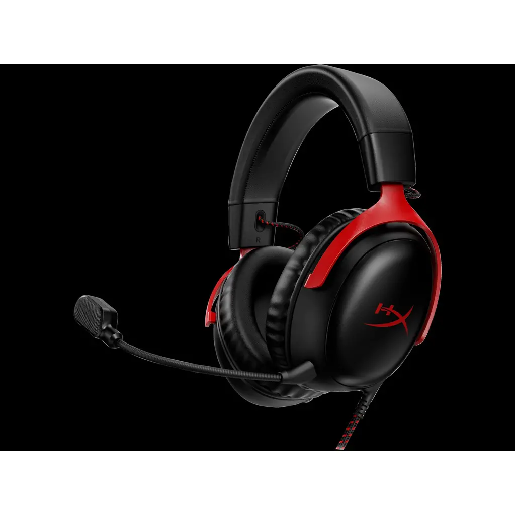 Slušalke+mikrofon HyperX Cloud III Red Black-0
