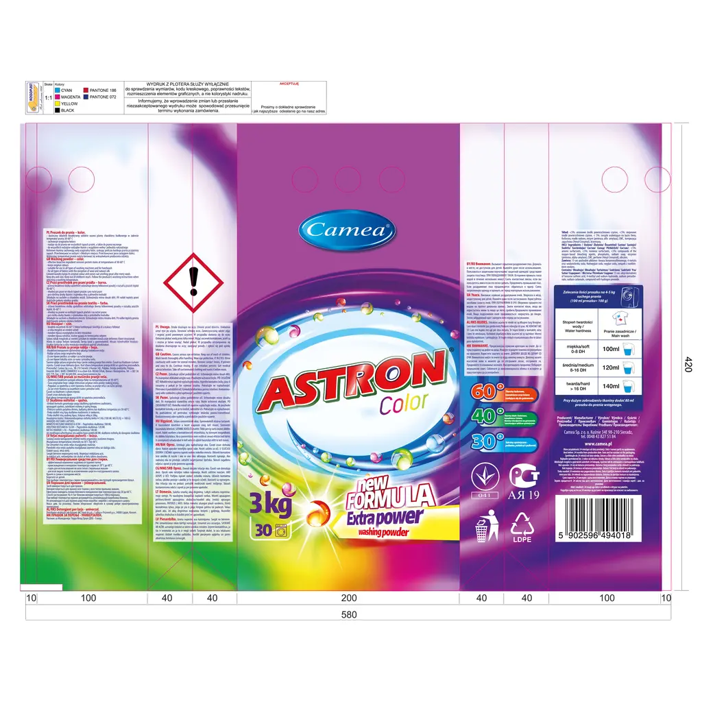 Detergent za pranje perila 3kg Astron color-0
