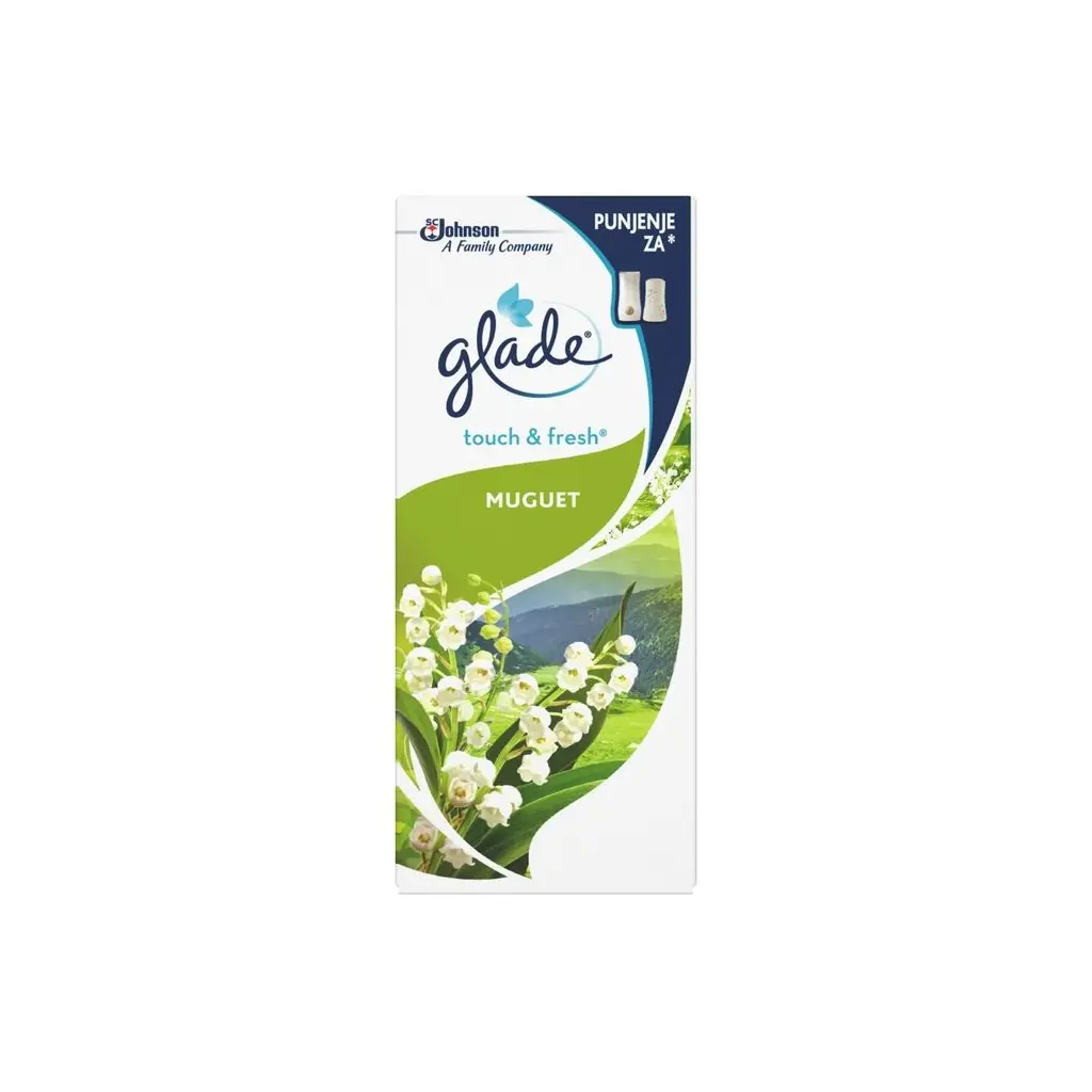 Osvežilec za wc prostor microspray baza Glade 10ml, šmarnica-0