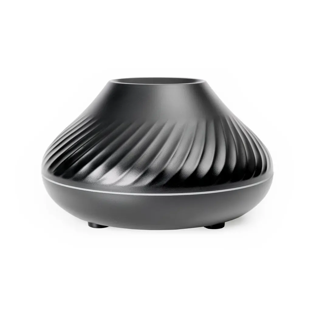Vlažilec zraka PLATINET ultrasonic diffuser Flame MF705 črn+ 10ml olje esenca lavande-0