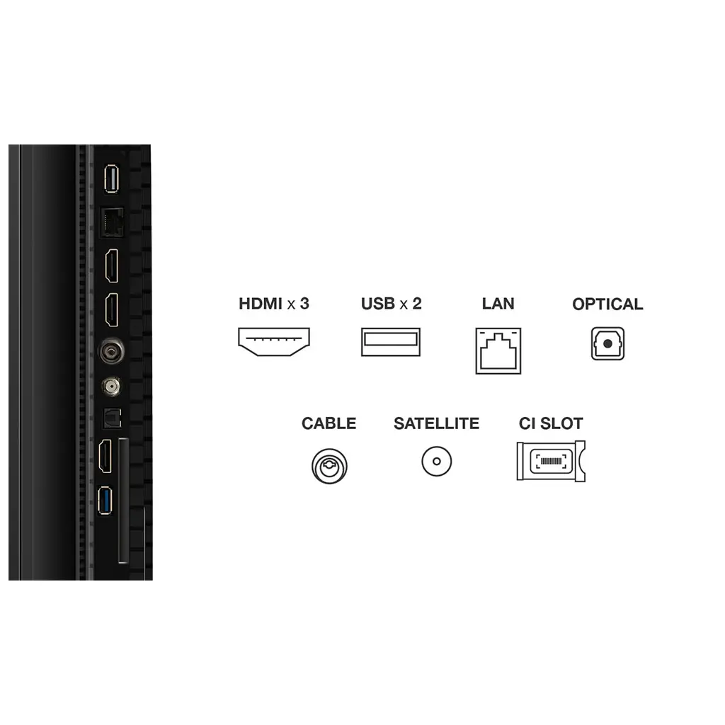 TV TCL 65P7K, QLED, 65", 165cm, UHD, Google TV-7