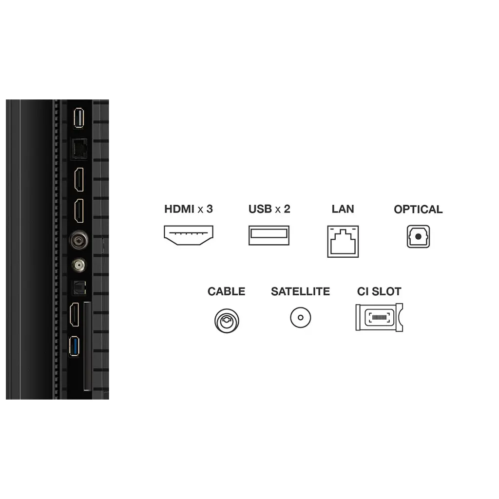 TV TCL 75P7K, QLED, 75", 190cm, UHD, Google TV-7