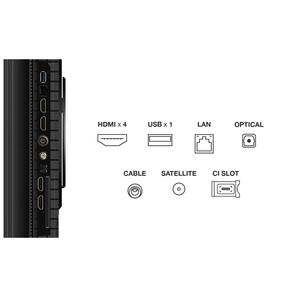 TV TCL 75P8K, QLED, 75", 190cm, UHD, Google TV-7