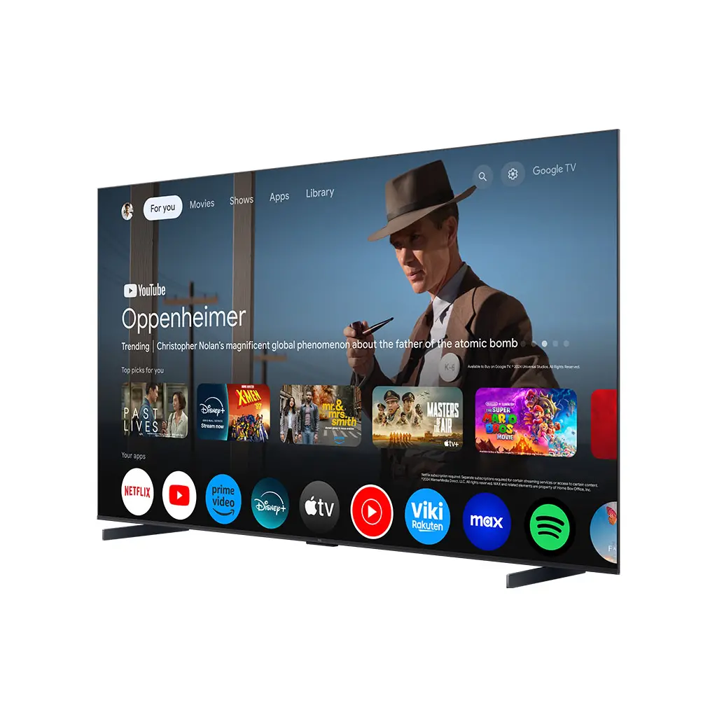 TV TCL 98C6K, MINI LED, 98", 249cm, UHD, Google TV-1