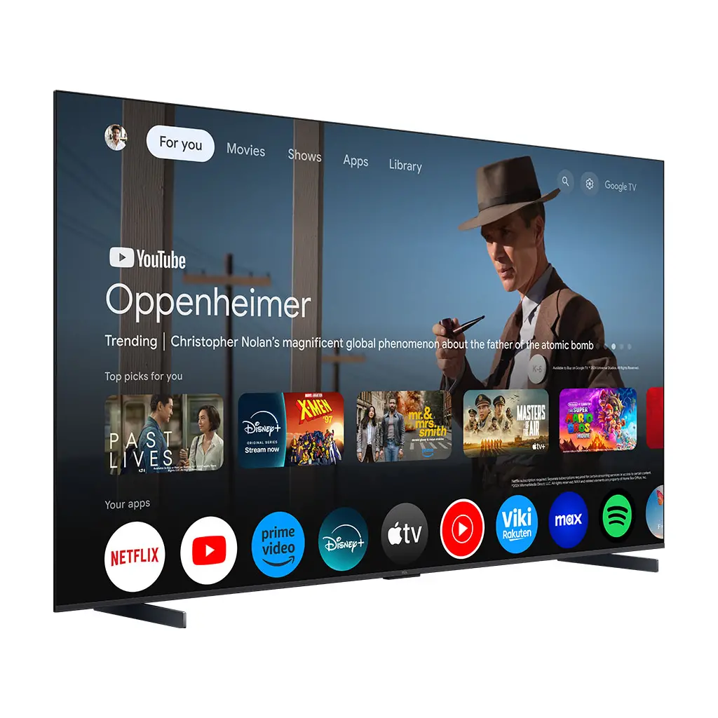 TV TCL 98P8K, QLED, 98", 249cm, UHD, Google TV-5