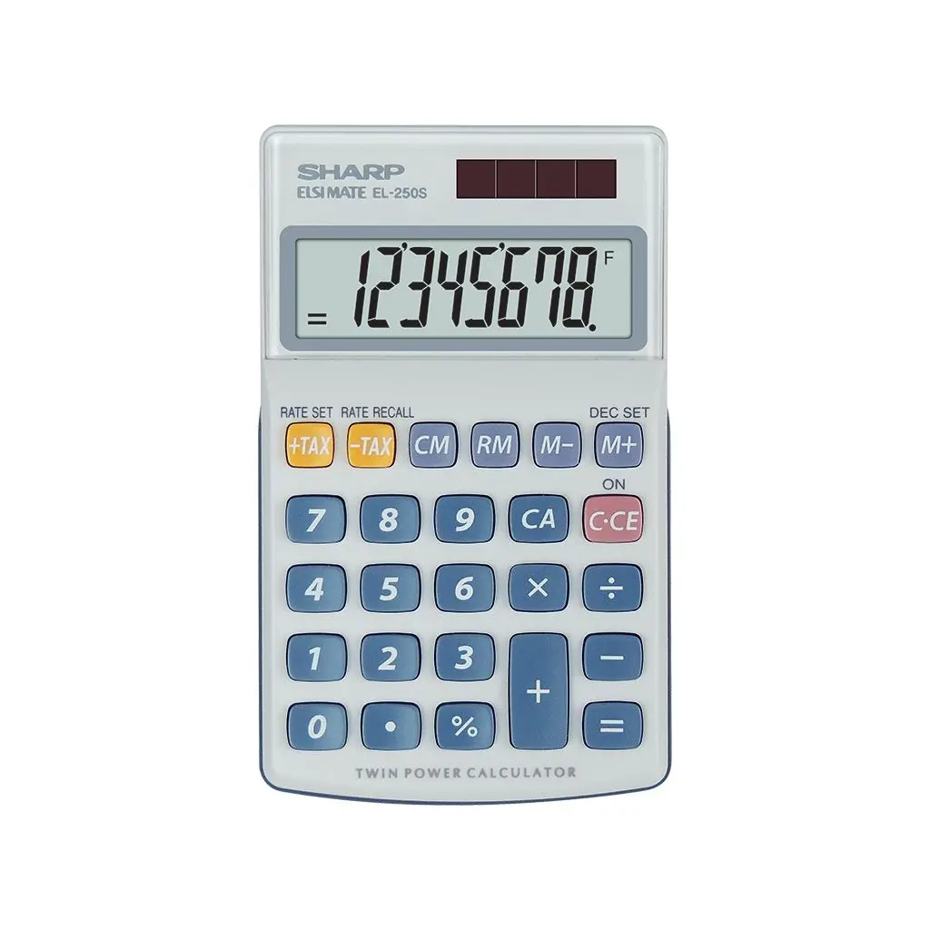 Kalkulator ročni 8 mestni Sharp EL250A-0