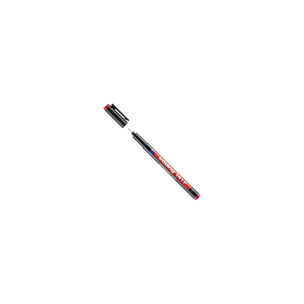 Marker permanentni 0,6mm Edding 141 F rdeč-1