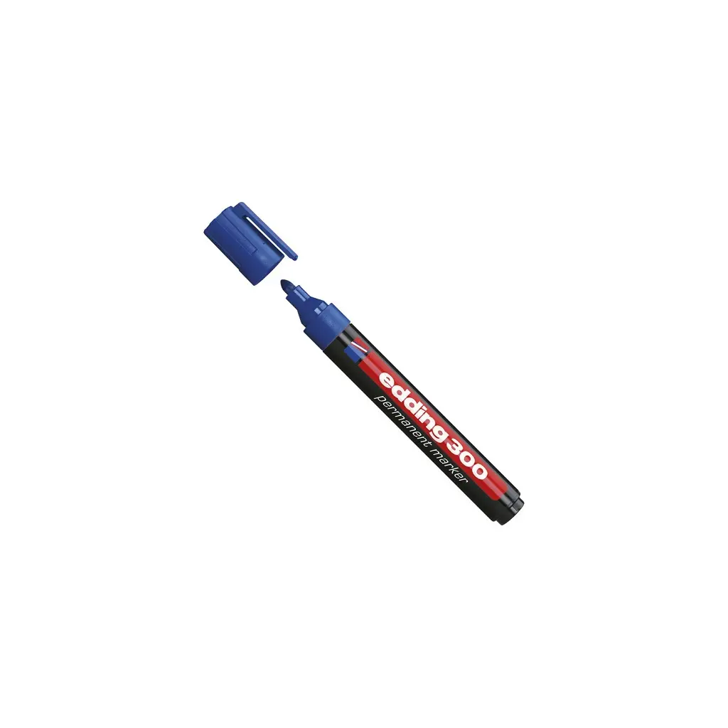 Marker permanentni 1,5-3mm Edding 300 okrogla konica moder-1