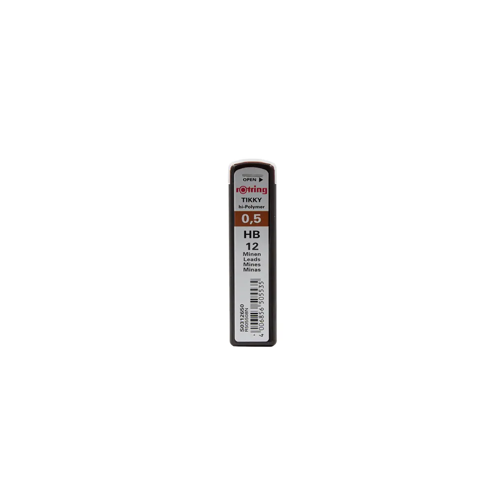 Minice za tehnični svinčnik 0,5 Rotring 505508 HB 12/1-1