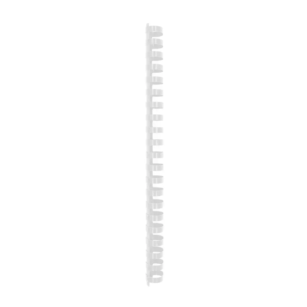 Spirala PVC za vezavo do 280 listov 32mm 50/1 ovalna bela-0
