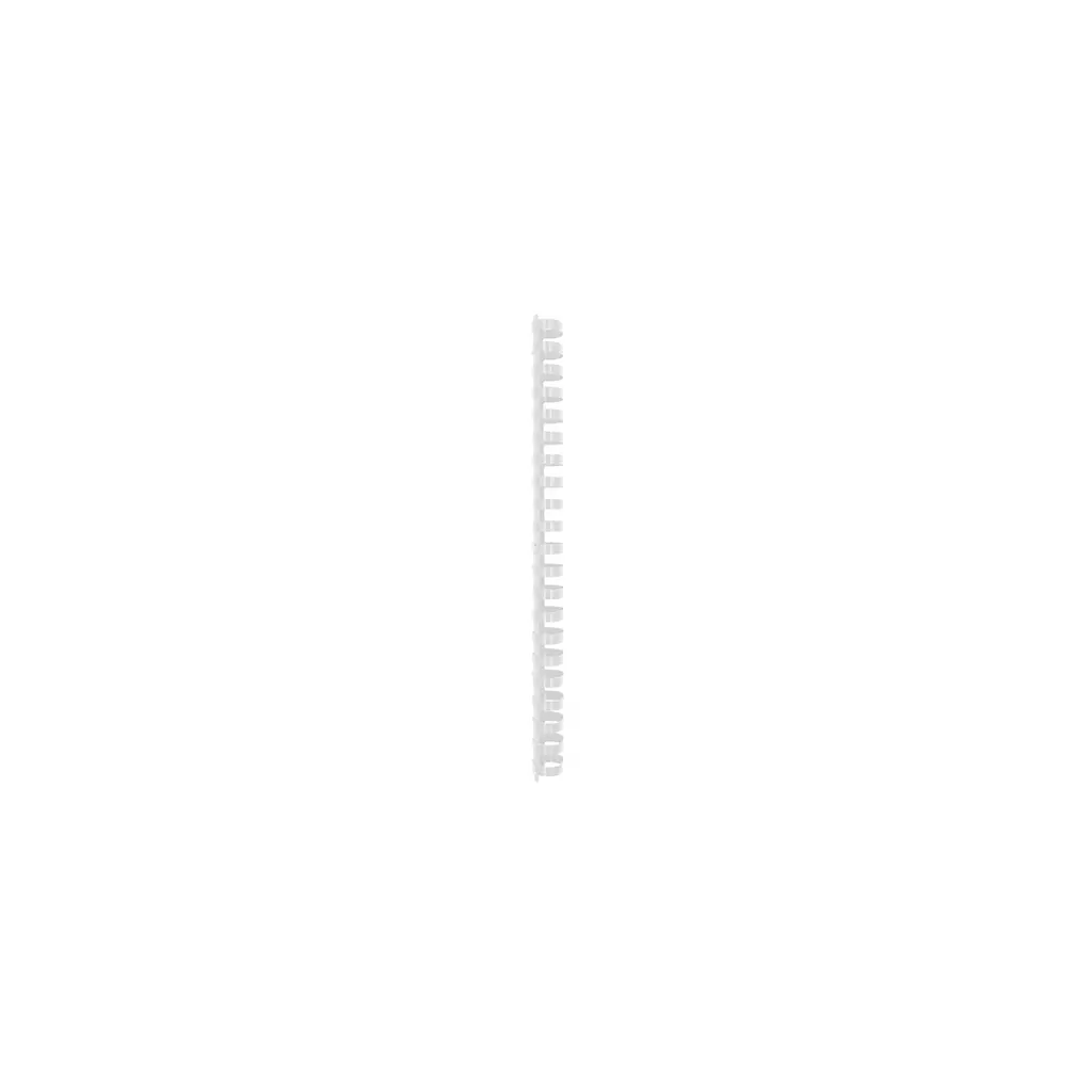 Spirala PVC za vezavo do 280 listov 32mm 50/1 ovalna bela-1