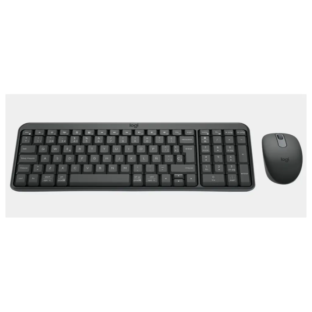 Tipkovnica LOGITECH MK250 Compact Bluetooth Wireless (tipkovnica+miška) črna-1