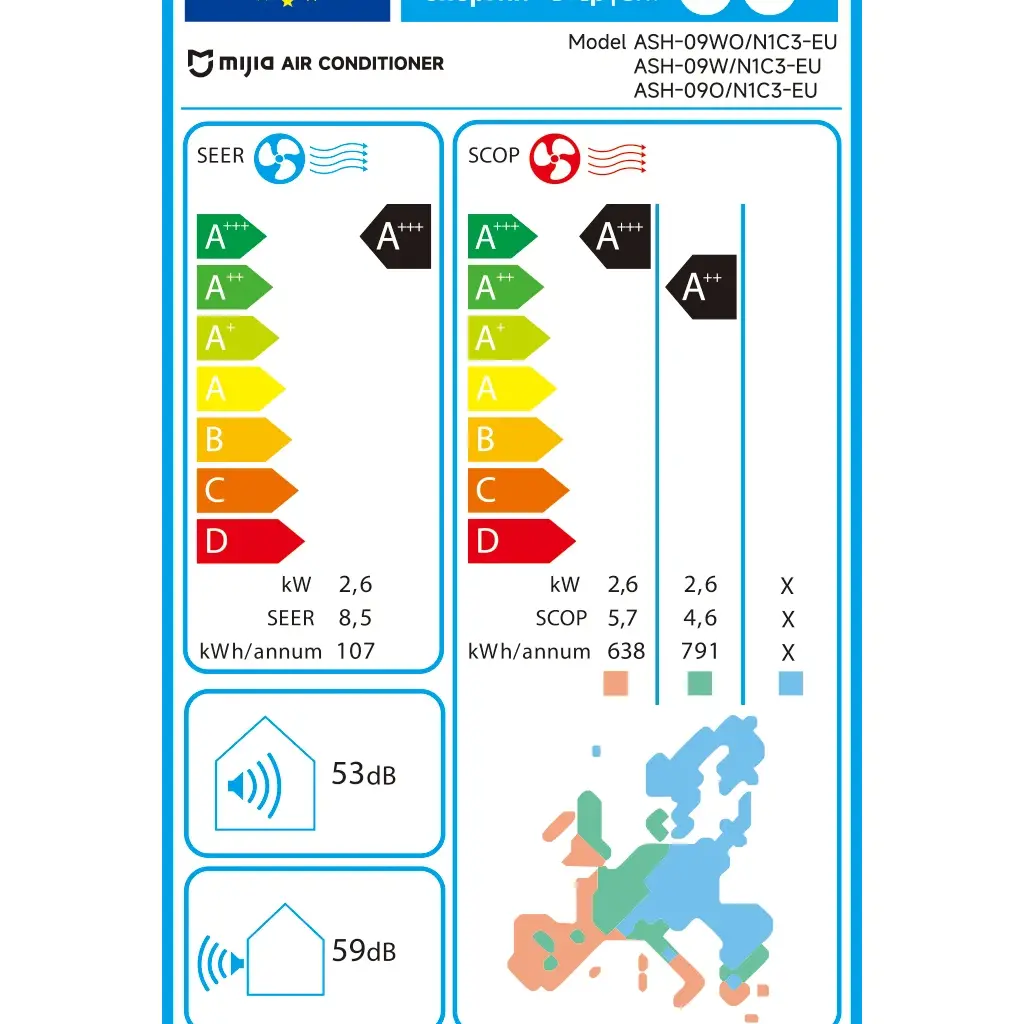Klimatska naprava XIAOMI Mijia Air Conditioner Pro Eco A+++ 9K EU-6