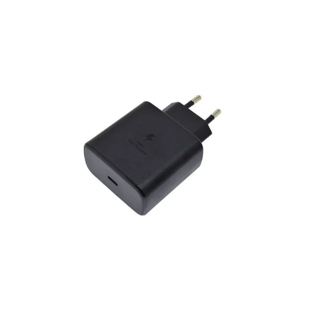 Adapter za napajanje SAMSUNG - hišni polnilec + kabel USB Type-C 45W, črn, BULK-0