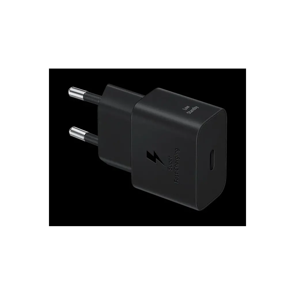 Adapter za napajanje SAMSUNG - hišni polnilec USB Type-C 25W GaN, hitri, bel, BLISTER-0