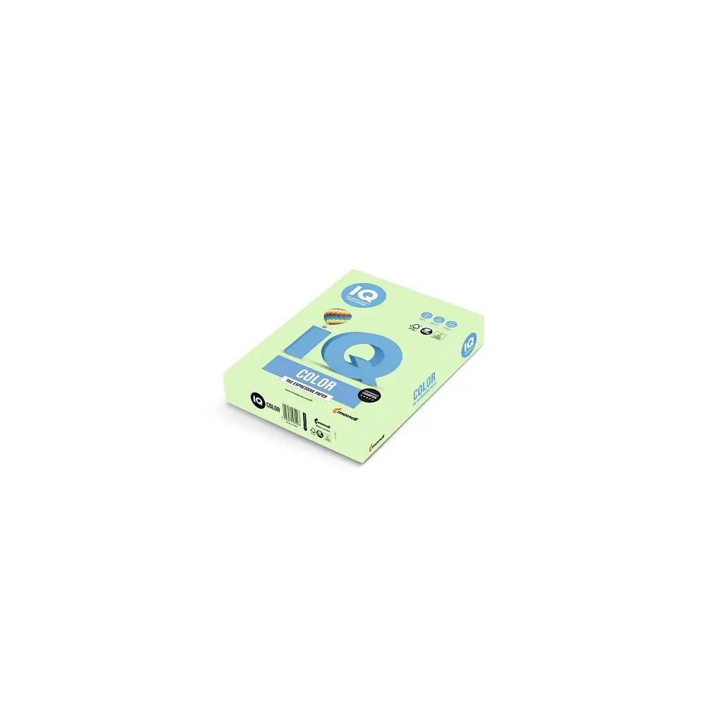 Papir fotokopirni color A4  80gr Mondi IQ pastel MG28 500/1 zelen-1