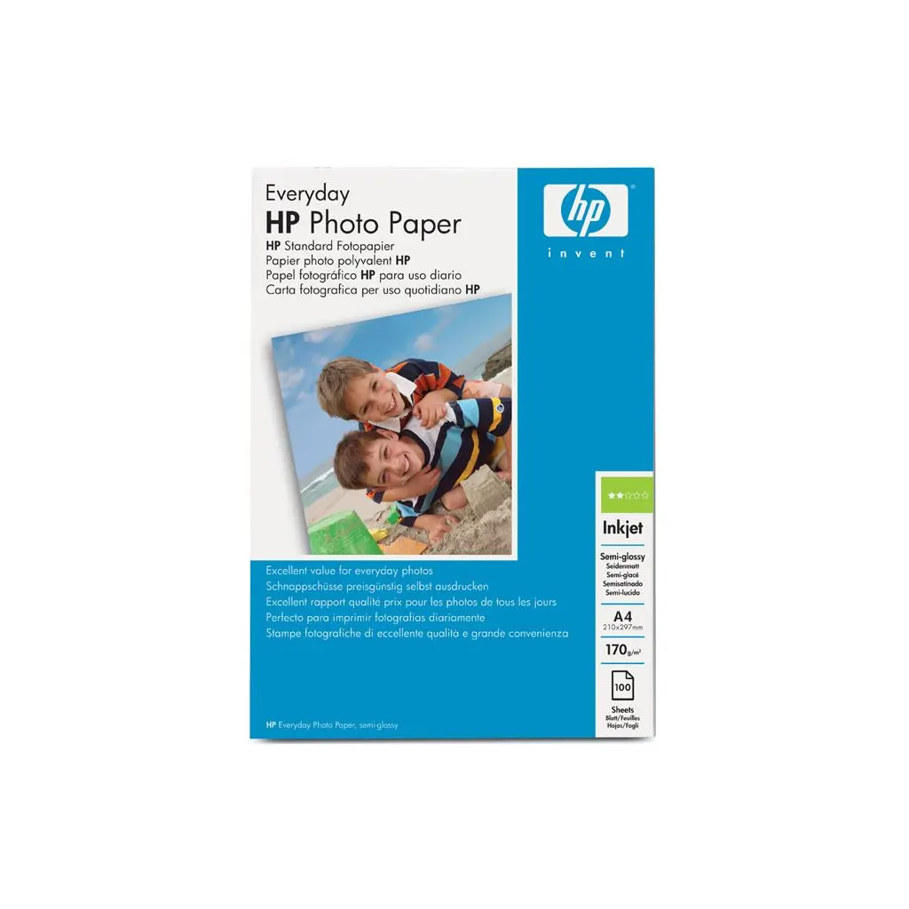 Papir photo HP A4 200g/m2 Everyday Photo Paper Glossy #100 - Q2510A-0