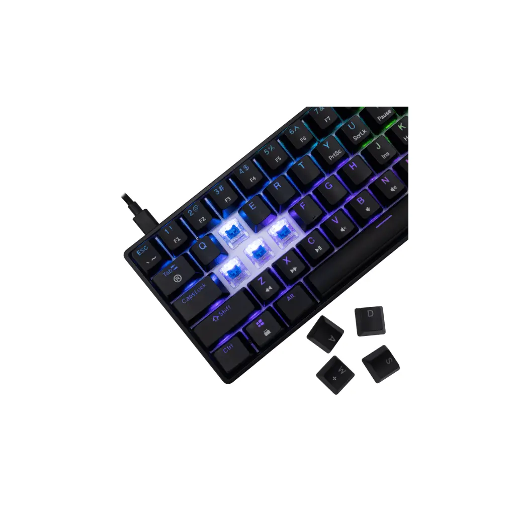 Tipkovnica WHITE SHARK GK-004122 Shinobi 2 - crna mehanička HR BLUE SW.-2
