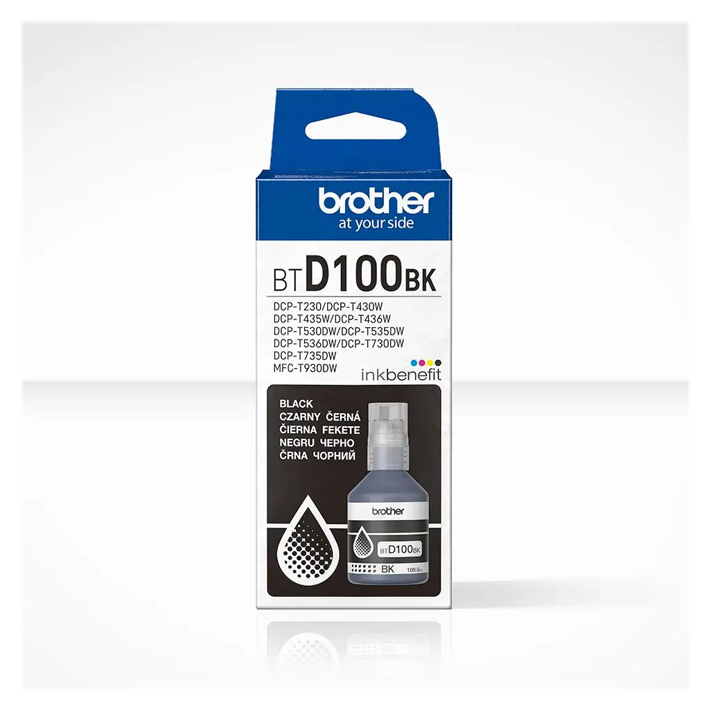 Tinta BROTHER BTD100 Black-0