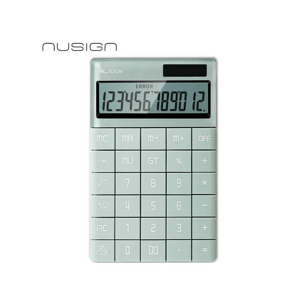 Kalkulator komercijalni 12 mjesta Nusign ENS041GR zeleni-0