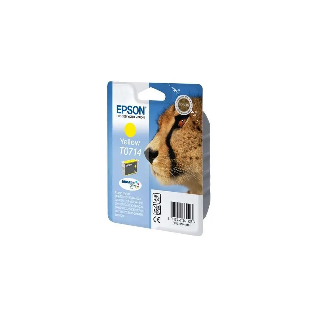 Črnilo EPSON T0714 Yellow 5.5ml original-0