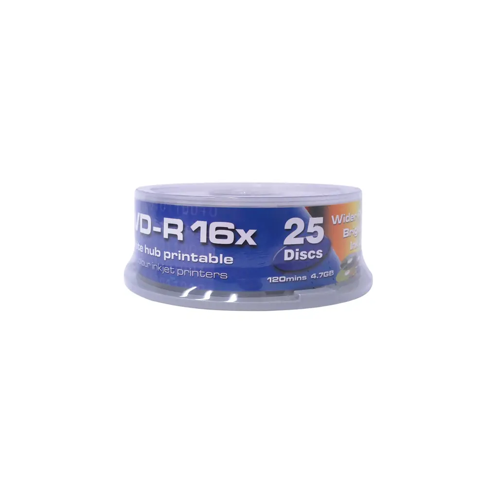 DVD-R medij TRAXDATA 4.7GB 16x speed Spindle  25/1 printable - komplet-0