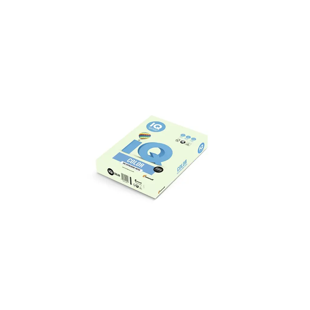 Papir fotokopirni color A4  80gr Mondi IQ pastel GN27 500/1 svetlo zelen-1
