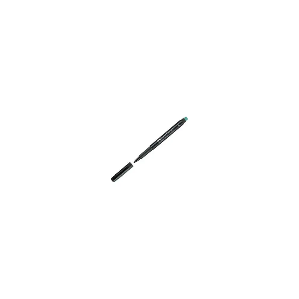 Marker permanentni 1,0mm CD/DVD Faber Castell z radirko 1525 M črn-1