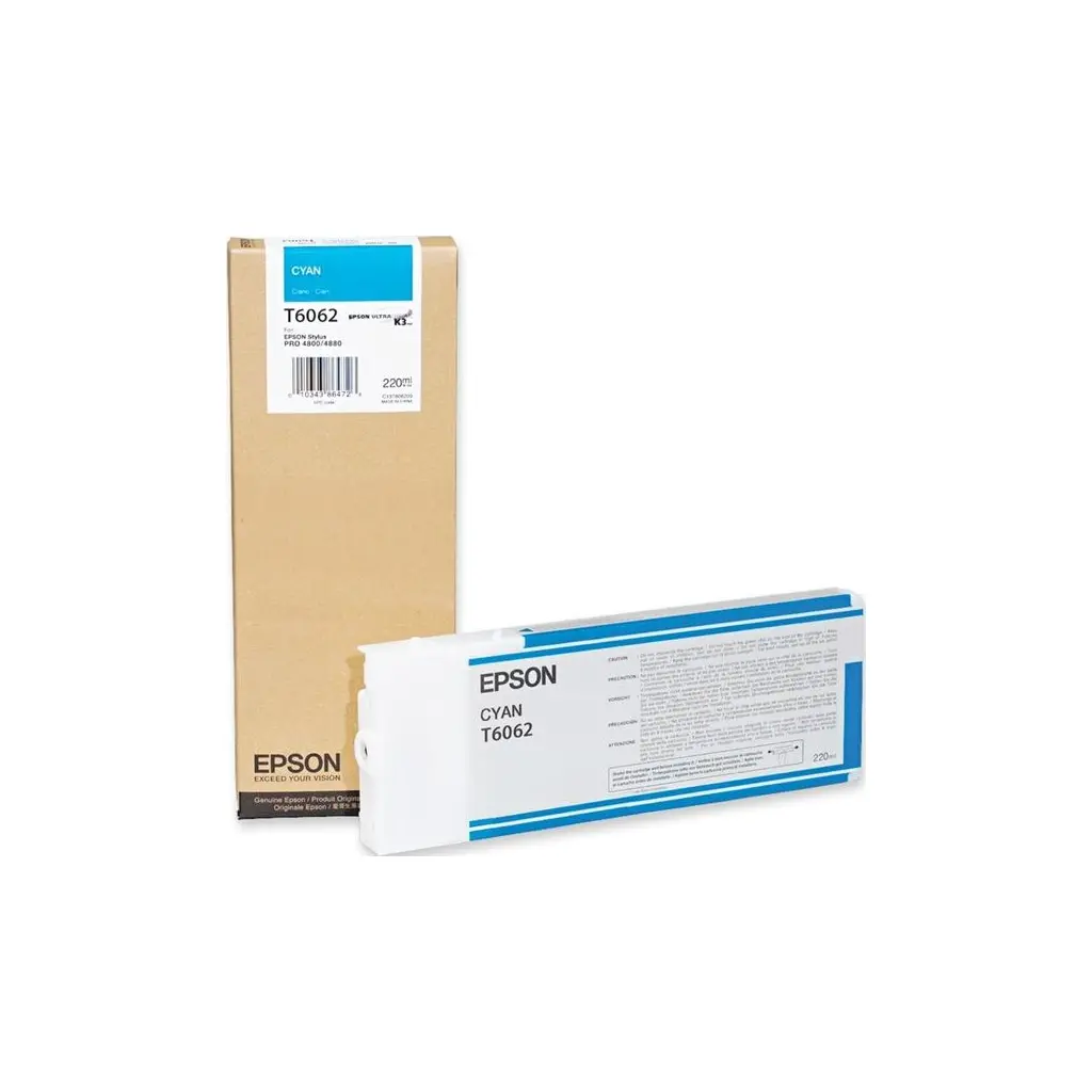 Črnilo EPSON T606200 Cyan 220ml original-1