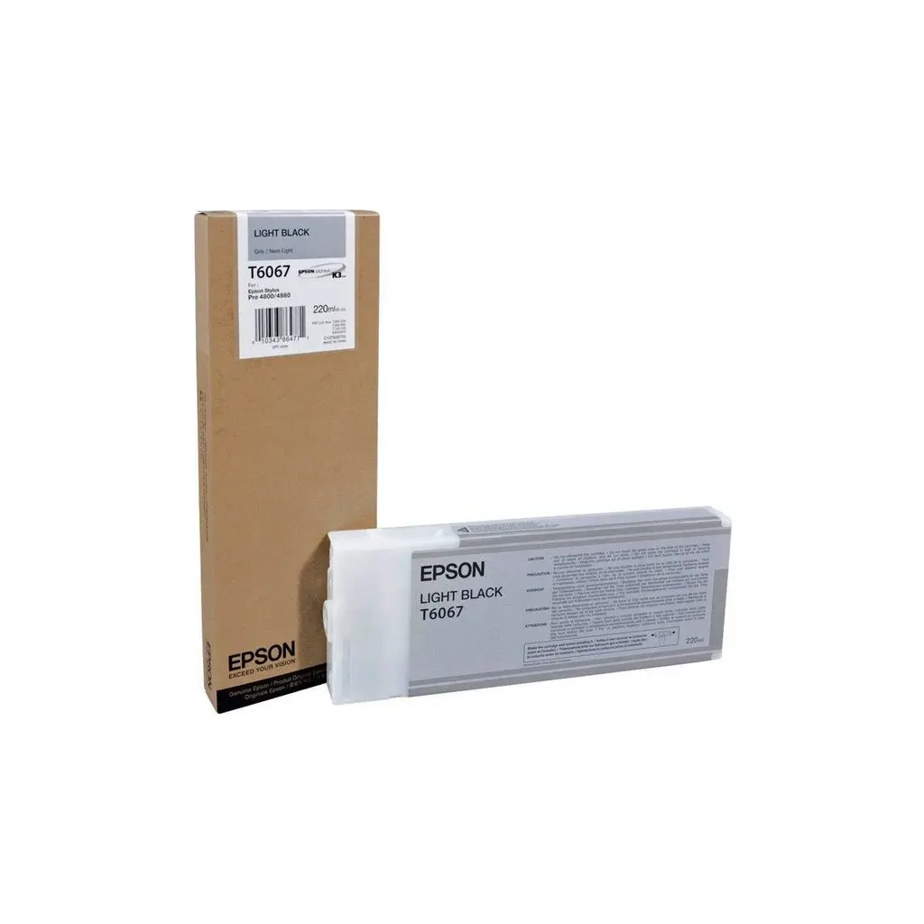 Črnilo EPSON T606700 Light Black 220ml original-0