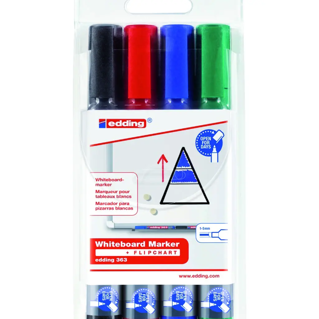 Marker za belo tablo 1-5mm Edding 363 prirezana konica 4/1-1