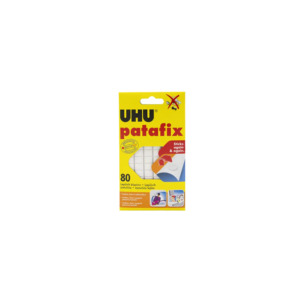 Lepilne blazinice 65gr Patafix Tac UHU 48810 80/1-2
