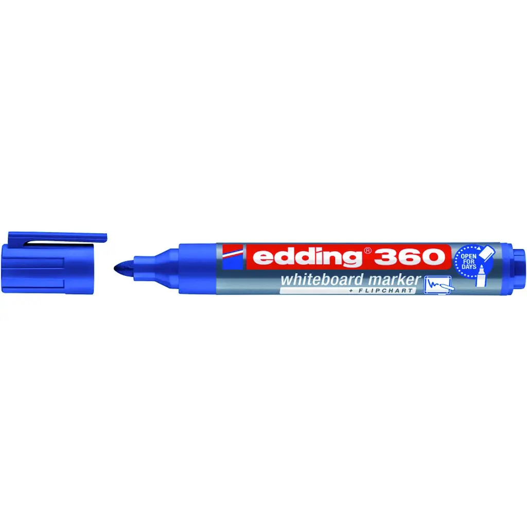 Marker za belo tablo 1,5-3mm Edding 360 okrogla konica moder-2