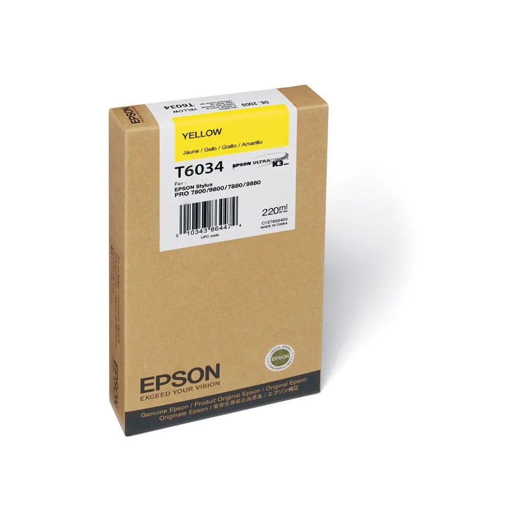 Črnilo EPSON T603400 Yellow original-0