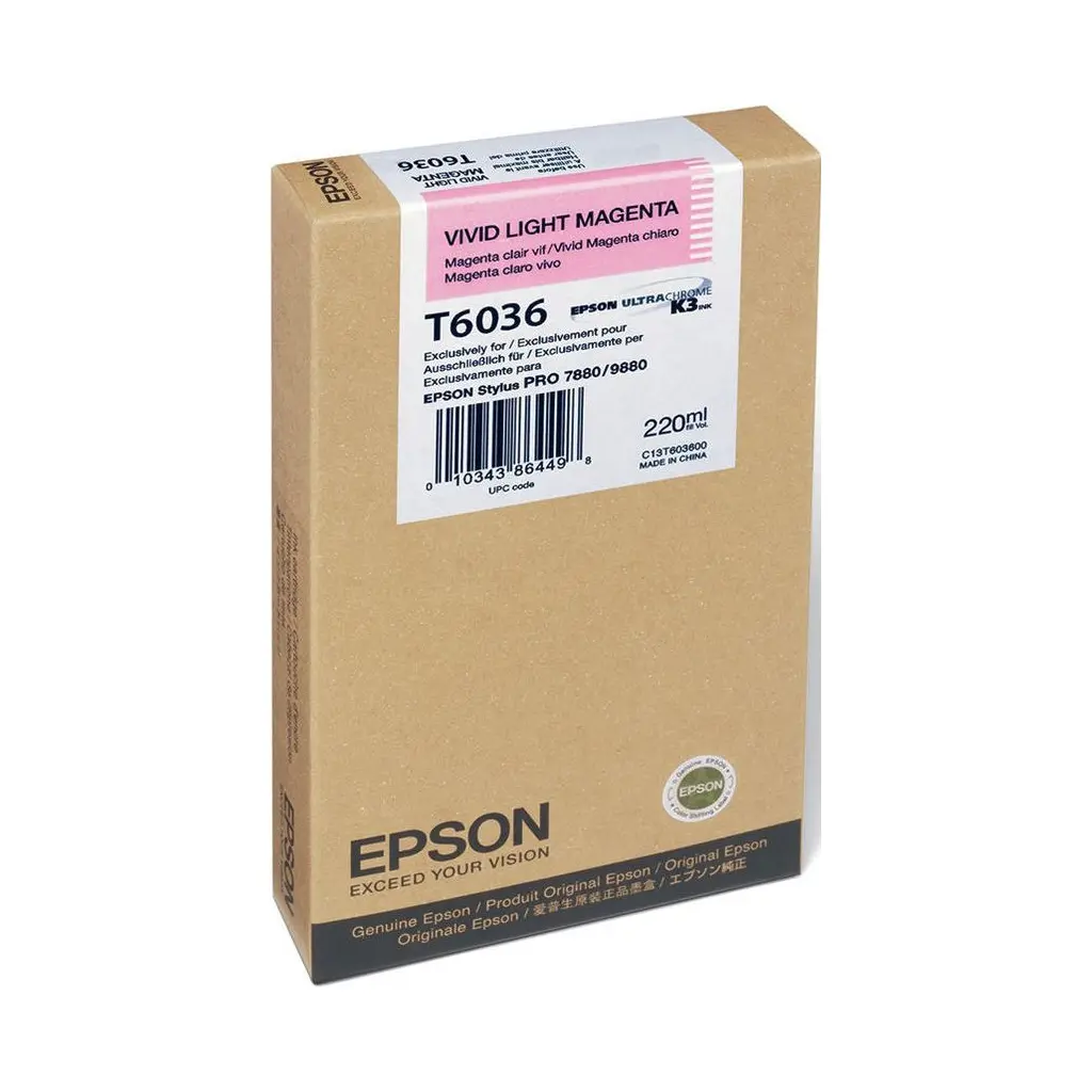 Črnilo EPSON T603600 Vivid Light Magenta original-0