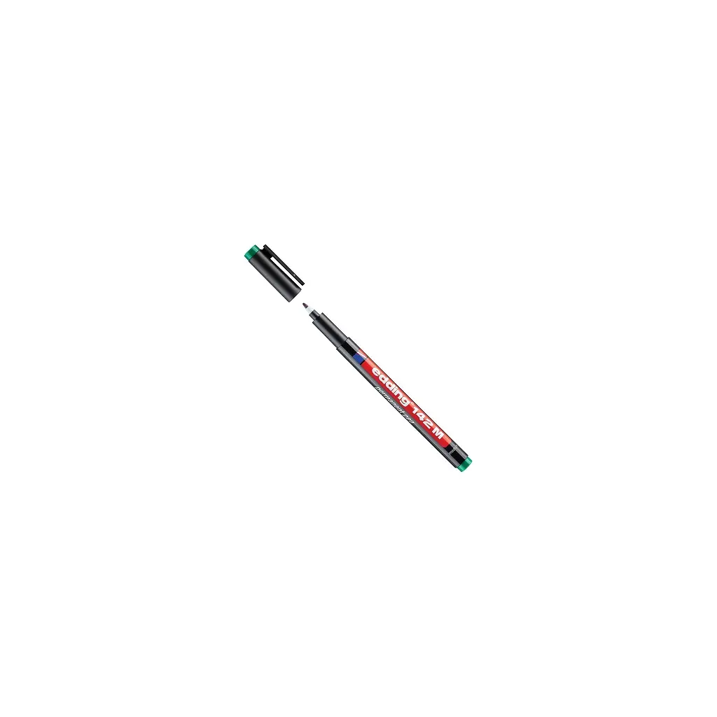 Marker permanentni 1,0mm Edding 142 M okrogla konica zelen-1