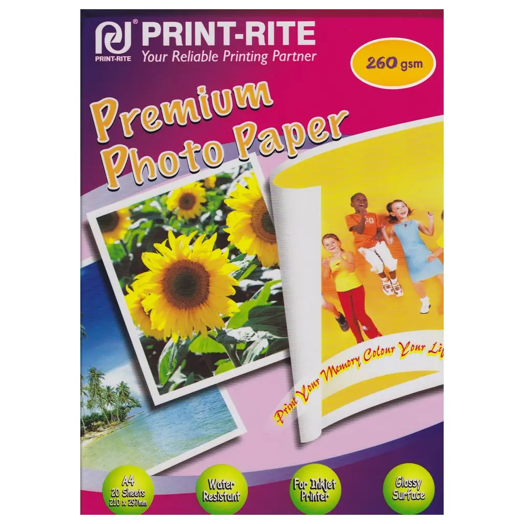 Papir PRINT RITE A4 260g/m2 Premium Photo Paper 20 listov-1