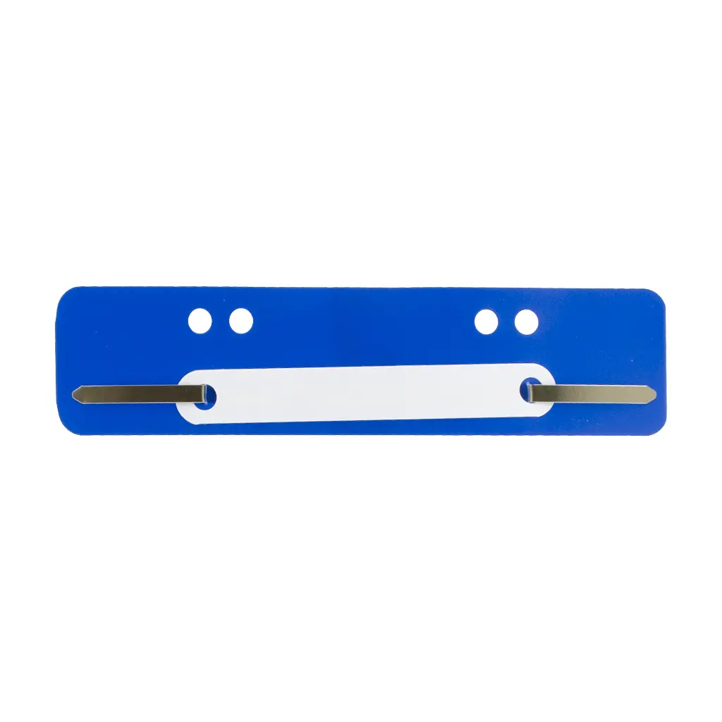 Hitrovezne sponke 25/1 euro razdalja lukenj 6+8cm modra-0