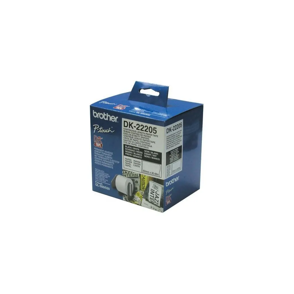Trak BROTHER DK22205 papirni trak 62mm-Šx30.48m-D-0