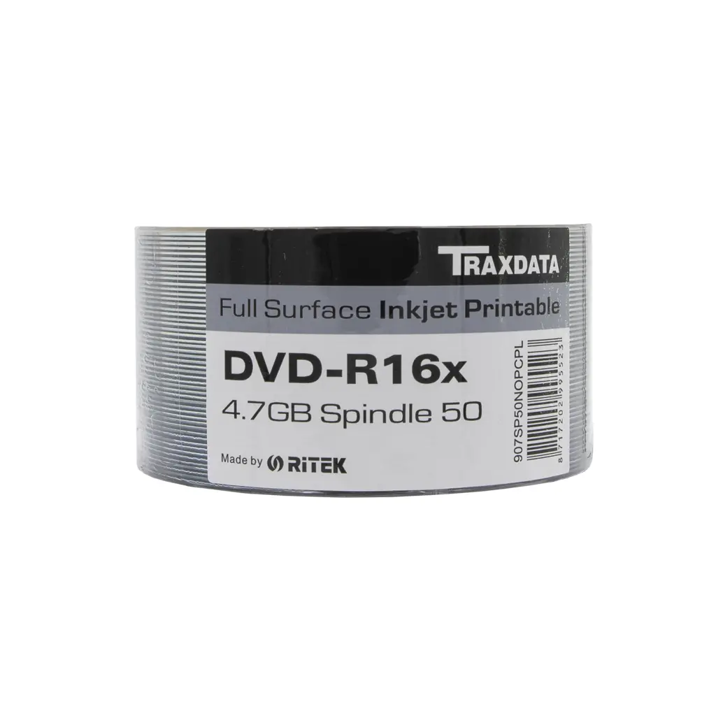 DVD-R medij TRAXDATA 4.7GB 16x speed Spindle  50/1  printable Supersize-0