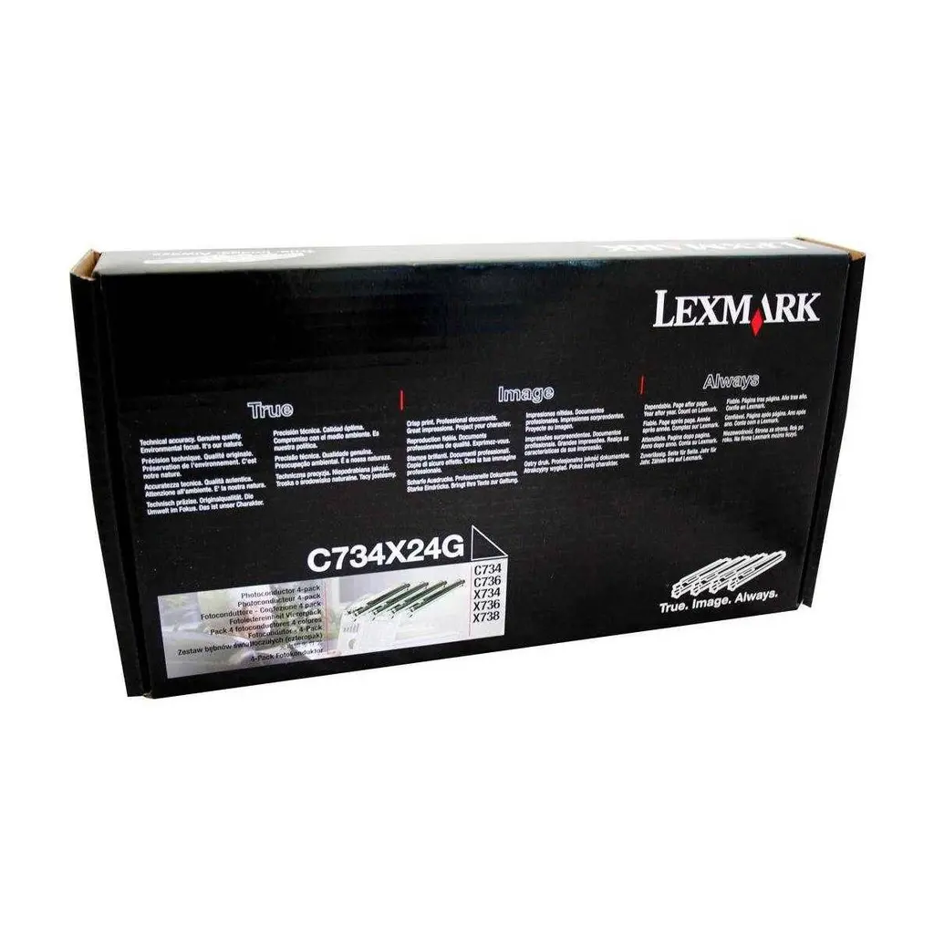 Boben LEXMARK C73x/X73x 4pack Black in Color Photoconductor original-0