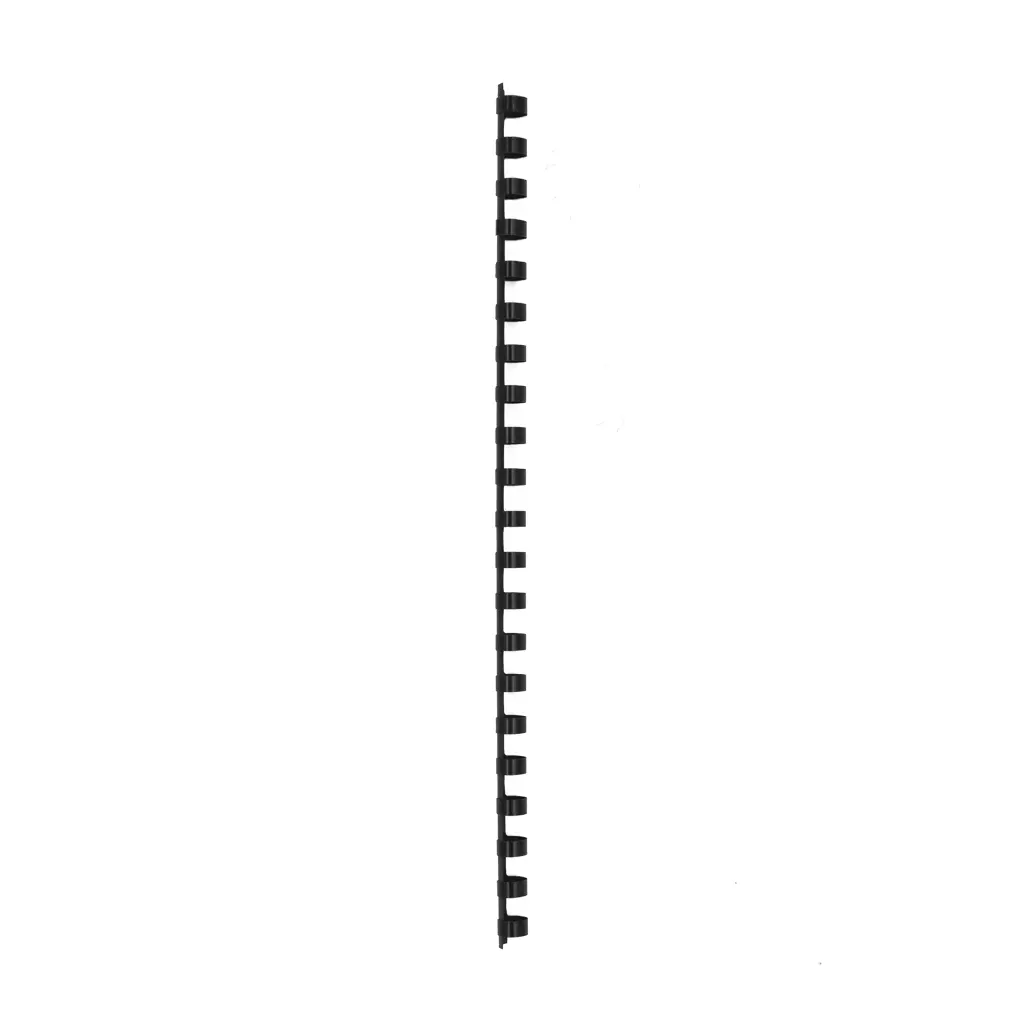 Spirala PVC za vezavo do  55 listov 10mm 100/1 okrogla črna-0