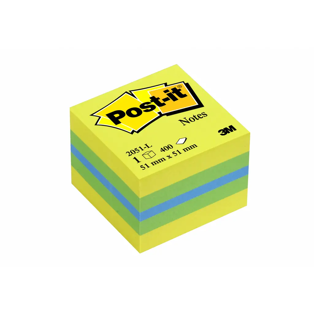 Lističi samolepilni 51x51mm 400 listov 3M 2051L-0